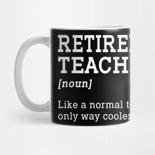 Retirement Teacher Back To School Gift Mug